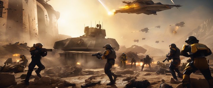 Stock photo related to Eagleopolis has fallen despite Helldivers 2 players slapping up 2.5 billion squids for an opening victory in the battle for Super Earth, leaving six Mega Cities to defend