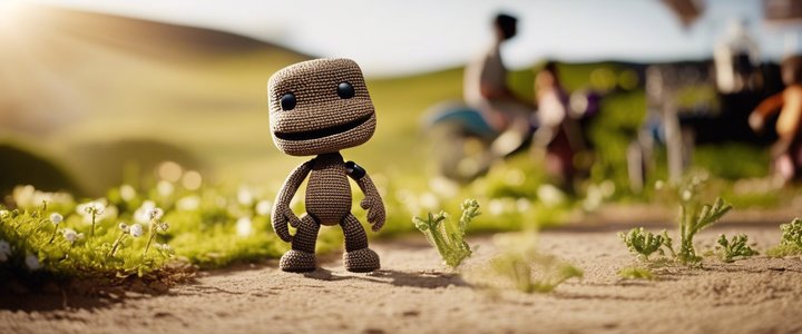 Stock photo related to Sackboy has been removed from the PlayStation Productions intro sequence, so much for job sack-urity