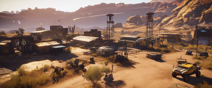 Borderlands 4 gameplay screenshot with characters in action.