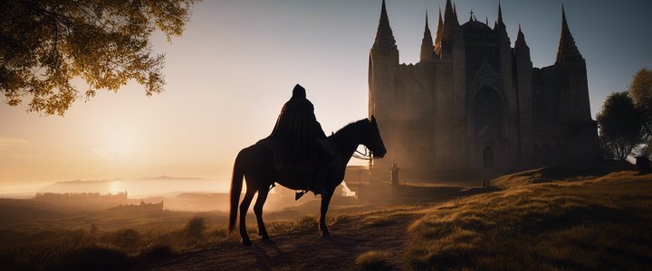 Elden Ring's Demon Merchant character in a dark fantasy setting.