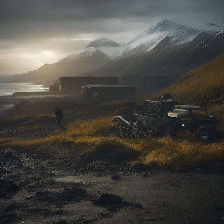 Sam Porter Bridges walking alone in a desolate, post-apocalyptic landscape.