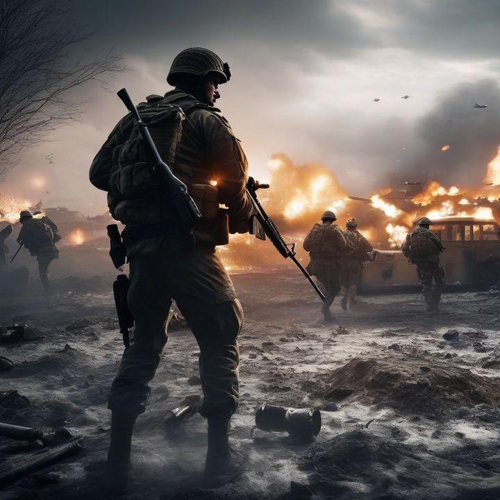 Gamer playing Battlefield 6 with controller, onscreen action visible.