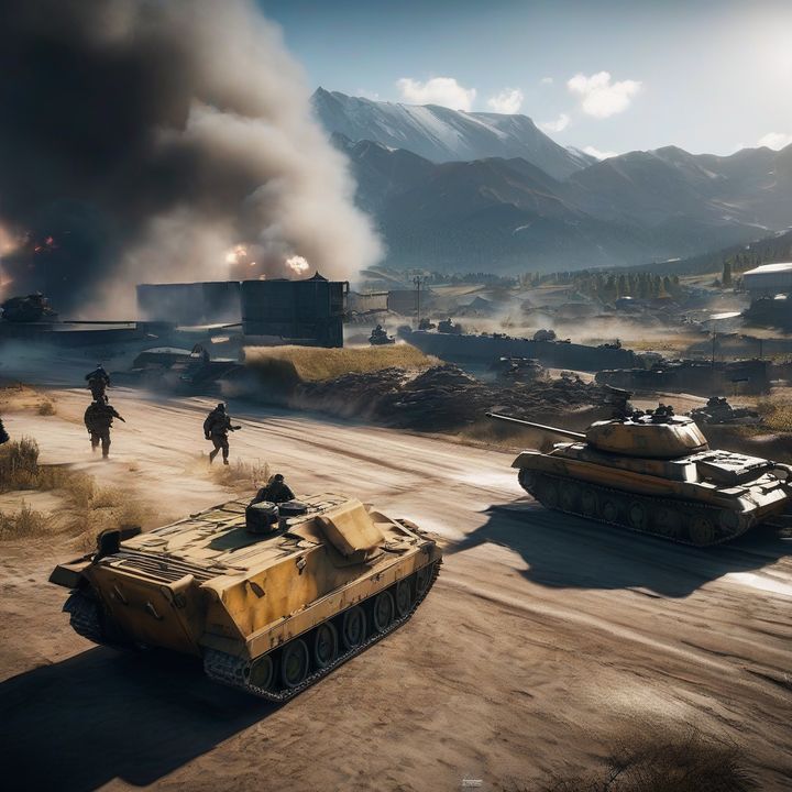 Gamers playing Battlefield 6 on computer screens.