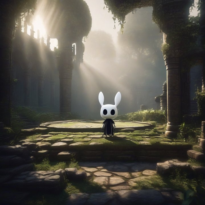 Hollow Knight: Silksong teaser screenshot on a computer screen.