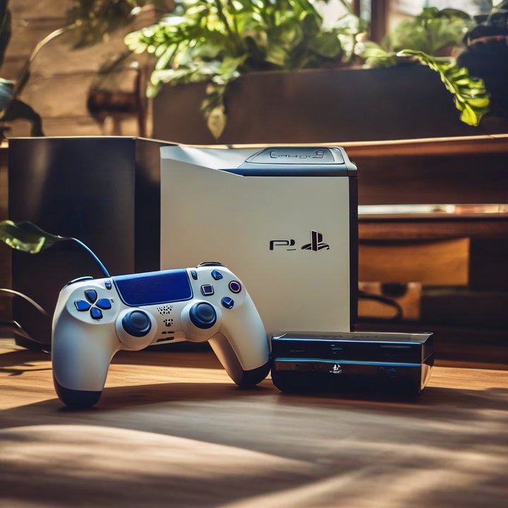 PlayStation 5 console on display with price tag visible.