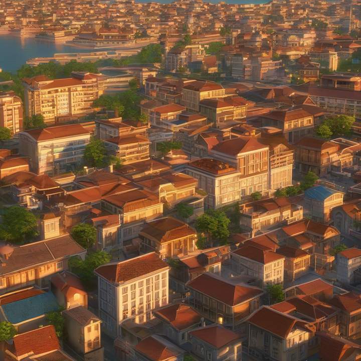 inZOI's new city DLC with summer-themed environment and scenery.